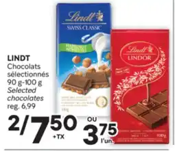 Brunet LINDT Chocolats sélectionnés offer