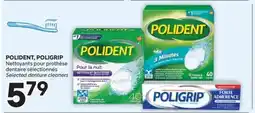 Brunet POLIDENT, POLIGRIP Nettoyants pour prothèse dentaire sélectionnés offer