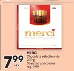 Brunet MERCI Chocolats sélectionnés offer