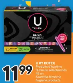 Brunet U BY KOTEX Produits d'hygiène féminine sélectionnés offer