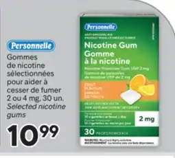 Brunet PERSONNELLE Gommes de nicotine sélectionnées pour aider à cesser de fumer offer
