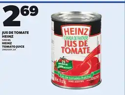 Provigo HEINZ TOMATO JUICE, 540 ML offer