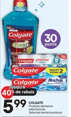 Brunet COLGATE Produits dentaires sélectionnés offer