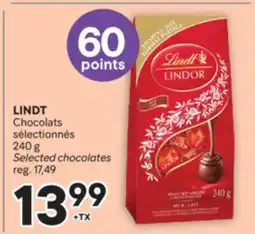 Brunet LINDT Chocolats sélectionnés offer