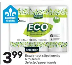 Brunet SELECTION, SELECTION ECO Essuie-tout sélectionnés offer