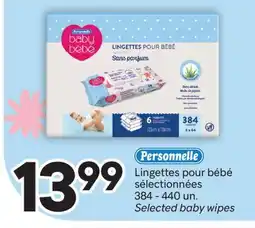 Brunet PERSONNELLE Lingettes pour bébé sélectionnées offer