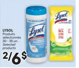 Brunet LYSOL Produits sélectionnés offer