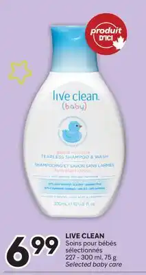 Brunet LIVE CLEAN Soins pour bébés sélectionnés offer