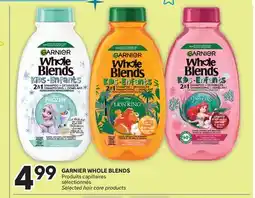 Brunet GARNIER WHOLE BLENDS Produits capillaires sélectionnés offer