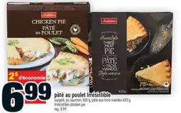 Super C pâté au poulet Irrésistible | Irrésistible chicken pie offer