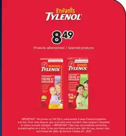 Brunet TYLENOL Produits sélectionnés offer