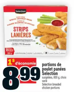 Super C portions de poulet panées Selection | Selection breaded chicken portions offer