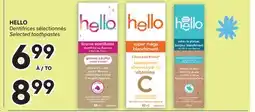 Brunet HELLO Dentifrices sélectionnés offer