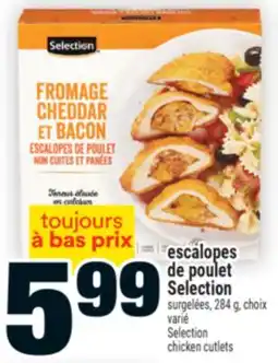 Super C escalopes de poulet Selection | Selection chicken cutlets offer