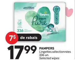 Brunet PAMPERS Lingettes sélectionnées offer