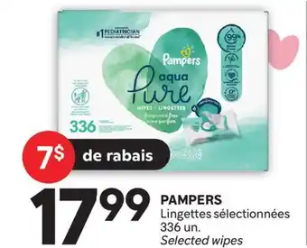 Brunet PAMPERS Lingettes sélectionnées offer