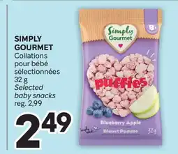 Brunet SIMPLY GOURMET Collations pour bébé sélectionnées offer
