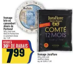 Marché Adonis fromage brie ou camembert Alexis de Portneuf | Alexis de Portneuf brie or camembert cheese offer