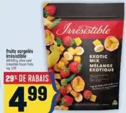 Marché Adonis Fruits surgelés Irrésistible | Irrésistible frozen fruits offer