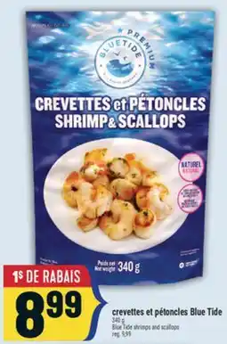 Marché Adonis Crevettes et pétoncles Blue Tide | Blue Tide shrimps and scallops offer
