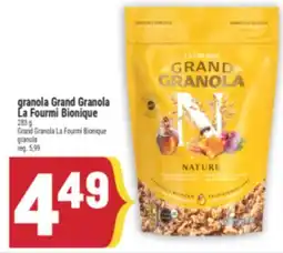 Marché Adonis GRANOLA GRAND GRANOLA LA FOURMI BIONIQUE | GRAND GRANOLA LA FOURMI BIONIQUE GRANOLA offer