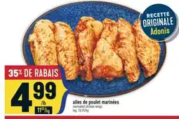 Marché Adonis Ailes de poulet marinées | marinated chicken wings offer