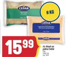 Marché Adonis Riz étuvé ou patna Cedar | Cedar rice offer