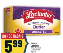 Marché Adonis Beurre Lactantia | Lactantia butter offer