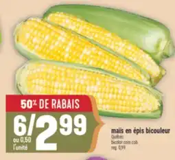 Marché Adonis Maïs en épis bicouleur | Bicolor corn cob offer