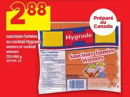 Maxi SAUCISSES FUMÉES OU OU HYGRADE WIENERS OR COCKTAIL WIENERS offer