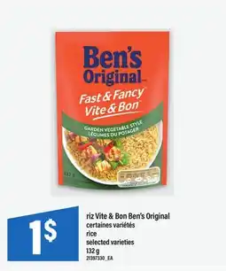 Maxi RIZ VITE & BON BEN'S ORIGINAL |RICE, 132 g offer