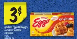 Maxi gaufres Eggo Kellogg's / Eggo Kellogg's waffles offer