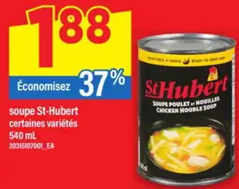 Maxi SOUPE ST-HUBERT, 540 mL offer