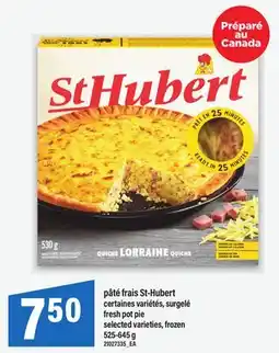 Maxi PÂTÉ FRAIS ST-HUBERT | FRESH POT PIE, 525-645 g offer