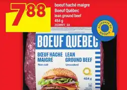Maxi BOEUF HACHÉ MAIGRE BOEUF QUÉBEC | LEAN GROUND BEEF, 454 G offer