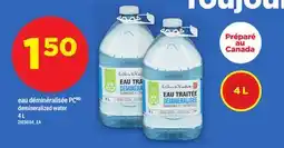 Maxi EAU DÉMINÉRALISÉE PC | DEMINERALIZED WATER, 4 L offer