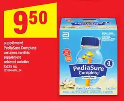 Maxi SUPPLÉMENT/PEDIASURE COMPLETE offer