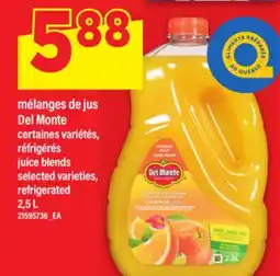 Maxi MÉLANGES DE JUS DEL MONTE | JUICE BLENDS, 2,5 L offer