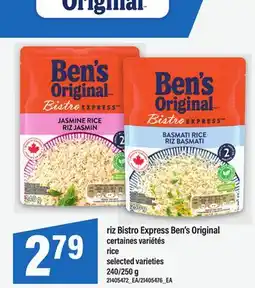 Maxi RIZ BISTRO EXPRESS BEN'S ORIGINAL | RICE, 240/250 G offer