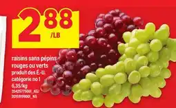 Maxi RAISINS SANS PÉPINS ROUGES OU VERTS offer