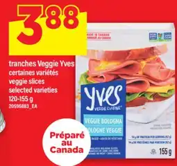 Maxi TRANCHES VEGGIE YVES | VEGGIE SLICES, 120-155 G offer