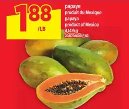 Maxi Mexique papaye/papaya offer
