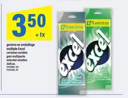 Maxi GOMME EN EMBALLAGE MULTIPLE EXCEL | GUM MULTIPACKS, 3X18 UN offer