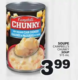 Marches Tradition CAMPBELL'S CHUNKY SOUP offer