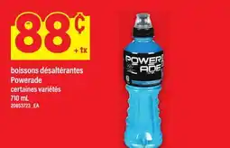 Maxi BOISSONS DÉSALTÉRANTES POWERADE, 710 mL offer