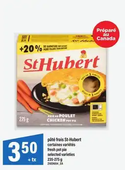 Maxi PÂTÉ FRAIS ST-HUBERT | FRESH POT PIE, 235-275 G offer
