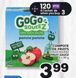Marches Tradition GOGO SQUEEZ FRUIT SAUCE offer