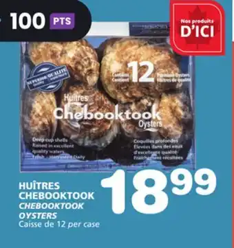 Marches Tradition CHEBOOKTOOK OYSTERS offer