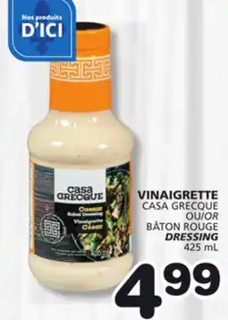 Marches Tradition CASA GRECQUE OR BÂTON ROUGE DRESSING offer
