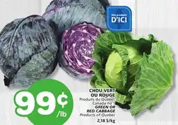 Marches Tradition GREEN OR RED CABBAGE offer